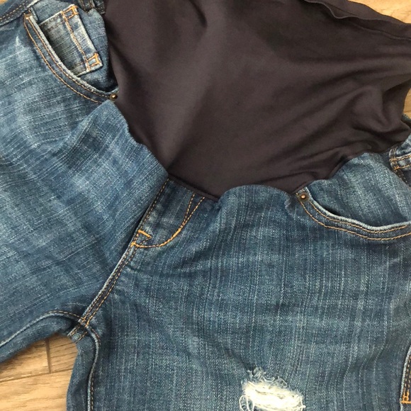 Maternity - OLD NAVY CROPPED JEANS 6 - Picture 3 of 5